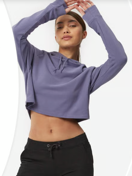 9. Women's Cropped Fitness Hoodie – Trend-Forward Fit