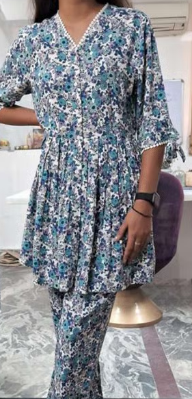 Blue Floral Maxi Dress – Flow & Grace