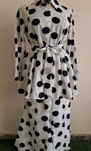 Monochrome Polka Dot Co-ord – Vintage Meets Modern